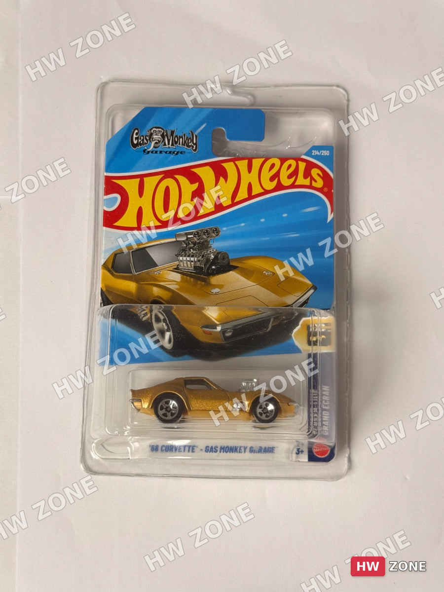 Hot Wheels '68 Corvette — Gas Monkey Garage (214/250)