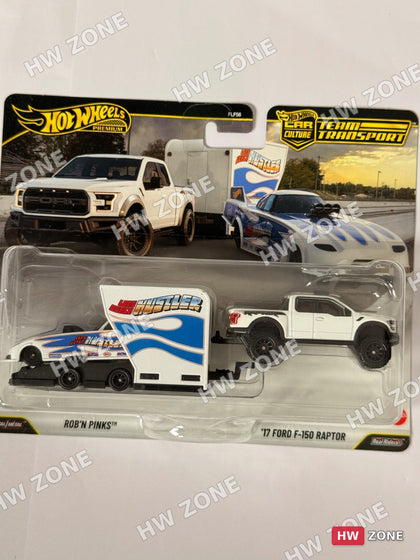 Hot Wheels Team Transport Rob'n Pinks + '17 Ford F-150 Raptor
